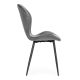 MODERNHOME Trpezarijske stolice set 4 kom velour siva - MC-188