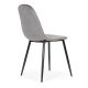 MODERNHOME Trpezarijske stolice set 4 kom velvet siva - J933 GRAY-1