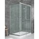Quartz Tuš kabina Denko 120x80x190cm 5mm providno staklo, srebrni ram - 8026-1