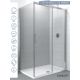 Concept Tuš kabina Alpha 140x80x200cm 8mm providno staklo, srebrni ram - 10324-10325