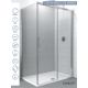 Concept Tuš kabina Alpha 140x90x200cm 8mm providno staklo, srebrni ram - 10324-9090sc
