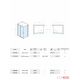 Quartz Tuš kabina Atlantis Ker 140x70x200cm 6mm providno staklo, srebrni ram - AT140200-12340
