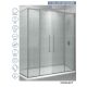 Concept Tuš kabina Devon 140x80x200cm 6mm providno staklo, srebrni ram - 11105-11106