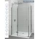 Concept Tuš kabina Fonta 100x90x195cm 6mm providno staklo, srebrni ram - C-3100-3090