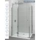 Concept Tuš kabina Fonta 120x90x195cm 6mm providno staklo, srebrni ram - C-3120-3090