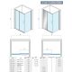 Concept Tuš kabina Titan 120x80x195cm 8mm providno staklo sa ogledalom, srebrni ram - c-02-5120m-6356