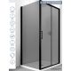 Concept Tuš kabina Atlas Black 140x80x195cm 6mm tonirano staklo, crni ram - 8267-8371