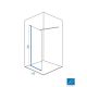 Linni Tuš paravan walk-in Elegance 130x200cm 8mm providno staklo, srebrni profil - 11177