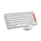 Bežična tastatura + miš Logitech Pop Icon US Bela - EP2896026