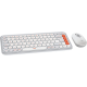 Bežična tastatura + miš Logitech Pop Icon US Bela - EP2896026