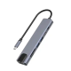 Adapter konverter TIP C 7/1 USB 3.0x2/Ethernet RJ45 /HDMI 4K 30HZ/PD/SD/TF - EP2986452