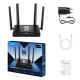Wireless Mesh Router Cudy WR3600H/BE3600/WiFi 7/2.4+5Ghz Wi-Fi 2.5Gx1WAN/4LAN 1Gbit/ext 4x5dBi/2x in - EP3132242