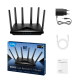 Wireless Mesh Router Cudy WR6500/BE6500 WiFi 7/2.4+5Ghz Wi-Fi 1W/5LAN Gbit/6xEXT - EP3132218