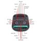 Partybox zvučnik Microlab PT1200W 400W BT/7200mAh tws aux usb microsd + mic - EP2948658