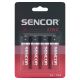 Baterija Sencor R06 AA 4BP Cink Karbon 4/1 - EP3037174