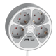 Produžni kabl sa prenaponskom zaštitom sa 4 utičnice MAX MPS-04UG-3M/3m/USB portovi - EP3042739