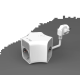 Produžni kabl sa prenaponskom zaštitom sa 3 utičnice MAX MPS-03UG-3M/3m/USB portovi(USB A + USB C ) - EP3077863