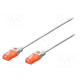UTP cable CAT 6 sa konektorima 0.25m LS0H Digitus DK-1617-0025 - EP3091971