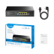 Svič 10/100/1000 5-port Cudy GS1005PTS1 4xPoE+ sa 1 SFP port/120W - EP2923780