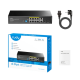 Svič 10/100/1000 10-port Cudy GS1010PS2/8 PoE+/2x Uplink/2x SFP/120W - EP3132113