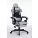 Gaming stolica ePlayGame HC-4095 BG platno/sivo crna - EP3108852