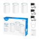 Whole Home Wi-Fi 6 Gigabit  Mesh System Cudy M1500 AX1500 Dual Band(3-Pack) - EP3063731