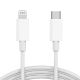 USB data kabl PD za iPhone Type C na Lightning 3A HQ, bela 1m - U1911