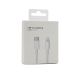 USB data kabl PD za iPhone Type C na Lightning 3A HQ, bela 1m - U1911