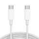 USB data kabl PD Type C na Type C HQ, bela 1m - U1916