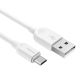 COMICELL USB data kabl Superior CO-BX14 2.4A Micro USB 1m, bela - U1990