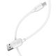COMICELL USB data kabl Superior CO-BX14 2.4A Micro USB 1m, bela - U1990