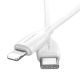 COMICELL USB data kabl Superior CO-BX19 Fast 20W 3A Type C na Lightning 1m, bela - U2001