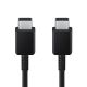 SAMSUNG USB Kabl Type C na Type C, 1.8m, 3A, crna - U2019