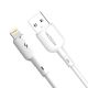 MOXOM USB data kabl MX-CB183 3A lightning 1m, bela - U2058