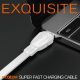 MOXOM USB data kabl MX-CB32 2.4A Lightning 1m, bela - U2061