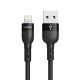 MOXOM USB data kabl MX-CB184 3A Lightning 1m, crna - U2062