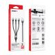 SUPERIOR USB data kabal SU-K106 3in1 Lightning/Micro/Type C 1m, crna - U2101