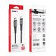 SUPERIOR USB data kabal SU-K101 pleteni 27W 3A Type C na Lightning 1m, crna - U2104