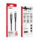 SUPERIOR USB data kabal SU-K102 pleteni Fast 60W 3A Type C na Type C 1m, crna - U2105