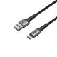 SUPERIOR USB data kabal SU-K104 Fast 18W 2A USB A na Type C 1m, crna - U2107