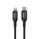 SUPERIOR USB data kabal SU-K105 Cink 27W 3A Type C na Lightning 1m, crna - U2110