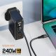 MOXOM USB data kabl MX-CB158 PD, 240W, Type-C na Type-C, crna - U2113