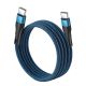 USB Data kabl Magnetic TD-CA91 Type C na Type C, 100W, plava - U2120