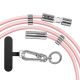 MOXOM USB data kabal MX-CB313 Type-C to Lightning strap, roza - U2141