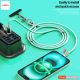 MOXOM USB data kabal MX-CB313 Type-C to Lightning strap, roza - U2141