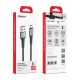 SUPERIOR USB data kabal SU-K108 pleteni Fast 27W 3A USB A na Type-C 2m, crna - U2144