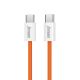 SUPERIOR USB data kabal SU-K1025 Type C na Type C 60W, 1m, narandžasta - U2156