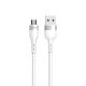USB data kabal Moxom MX-CB184 silicone micro 3A 1m beli - EP3168781