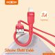 USB data kabal Moxom MX-CB184 silicone Type C 3A 1m crveni - EP3168787