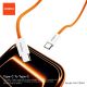 MOXOM USB data kabal MX-CB369 pleteni Fast 60W 3A Type-C na Type-C, 1m, narandžasta - U2214